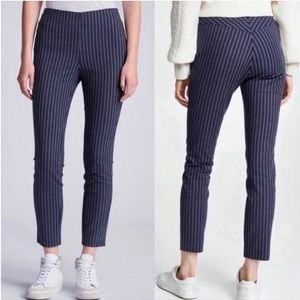 Women's Navy Striped Pants